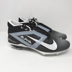 Nike Alpha Menace 4 Pro Mens Size 14.5 Football Cleats Black HF4555-001 NEW